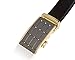 Imperial Men's Ratchet Leather Dress Belt (black gold)