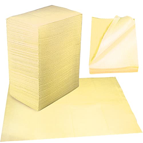 Dental Bibs Disposable 3 Ply Waterproof Patient Bibs Dental Tray Covers, Eyelash Extension Nail Art Tattoo Supplies 13