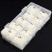 Yonisun 500pcs Artificial Acrylic Nail Tip Natural Color Full Cover False Nail Tips