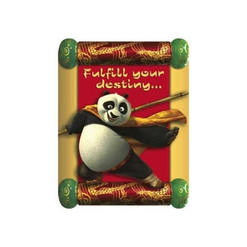 Kung fu panda invitations w/ envelopes (8ct)