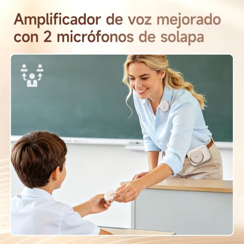 Portable Bluetooth Speaker Voice Amplifier with 1 Wireless Microphone for Headphones, Mini Rechargeable Voice Amplifier for Teachers (Single Microphone)