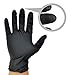 Dealmed Black Nitrile Exam Gloves – Disposable Multi-Purpose Use Medical Gloves Use for First Aid and Medical Facilities, 100 Count (X-Large, Pack of 1)