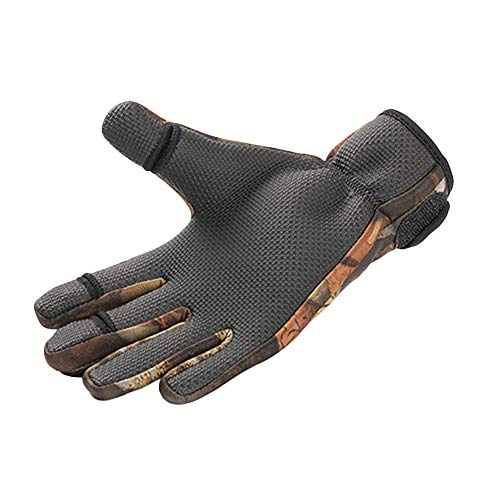 ICE SEA Neopren-Anti-Rutsch-Angelhandschuhe, mit Daumen und Index und Mittelfingerkappen, ideal für Eisangeln… – Bild 5