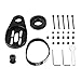 XCSOURCE DIY Electric Skateboard Longboard Pulley and Motor Kit + Bracket + Belt + Screw Tool Mount for 70/72mm Wheel OS915