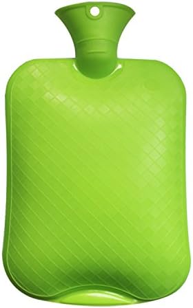 N-E-R Classic Hot/Cold Water Bottle, Ideal for Quick Pain Relief and Comfort, Knitted Grey Bottle Cover Included, 2 Liters
