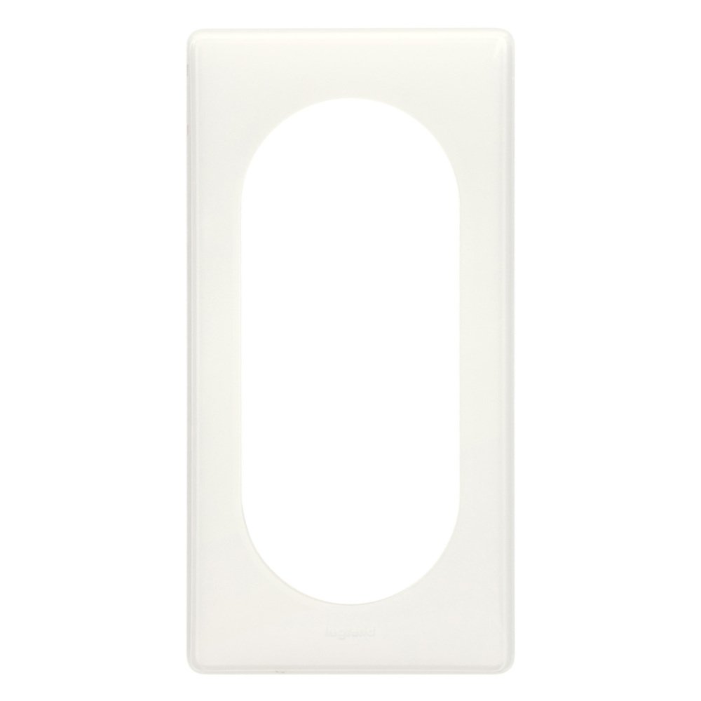 Legrand 066635 Céliane Lacquered Plate, 4 to 5 Modules, White Finish
