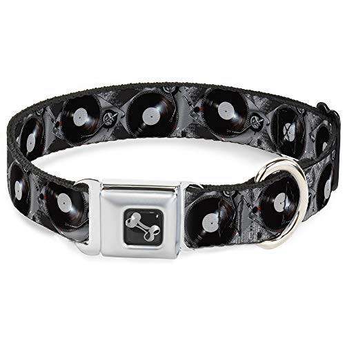Dog Collar Seatbelt Buckle Turntables 16 to 23 Inches 1.5 Inch Wide
