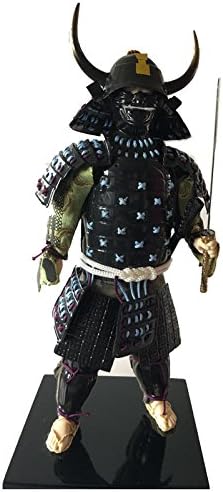 repliquemangacine Japanese Doll – Samurai Warrior – Standing Blue