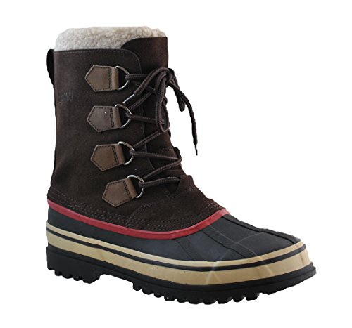 Khombu Mens Adirondack Suede Duck Boot