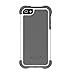 Ballistic SX0945-M185 SG Maxx Case with Holster for iPhone 5, Charcoal Silicone/Charcoal TPU/White PC - 1 Pack - Retail Packaging - Gray