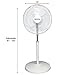 Hurricane Stand Fan - 16 Inch | Classic Series | Pedestal Fan with 90 Degree Oscillation, 3 Speed Settings, Adjustable Height 41 Inches to 55 Inches - ETL Listed, White