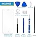 Mobiizoo LCD Screen Replacement Kit with Tools for iPhone 6S Plus Black Repair, 5.5 Inch 3D Polarized Touch Clear Screen Digitizer Frame Replacement with Free Assembly Set Tools for Easy Installation