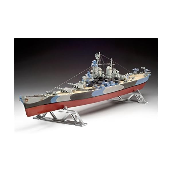 Revell Modellbausatz Schiff 1:535 - Schlachtschiff USS MISSOURI im Maßstab 1:535, Level 4, originalgetreue Nachbildung… – Bild 5