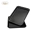 EALEK Small Baking Sheet 2 Pack 9.5 x 7 Inch, FDA Nonstick Toaster Oven Tray, Dark Grey, Small Cookie Sheet for 1 or 2 Person