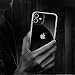 SUPWALL iPhone 11 Case, 9H Tempered Glass Shock Absorption Anti-Scratch Mimics Shockproof Glass Back of iPhone Support Wireless Charging Cover for iPhone 11 Crystal Clear (6.1 inch)