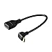Mini HDMI Cable, VANDESAIL Right Angled (90/270 Degree) Mini HDMI to HDMI Cable Adapter Male to Female Gold Plated 1080P