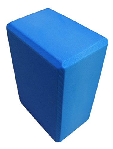 LUXEHOME Yoga Brick for Sports Exercise Fitness, 2 Pack EVA ECO Friendly Foam Extra Wide Yoga Blocks 4 In. x 6 In. x 9 In. Assort Colors, Perfect for Stretch Exercise Gym Exercise Body Building (Blue) - Thumbnail 2