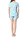 VENTELAN Women Sleepwear Cute Rabbit Pajama Sets Soft Short Sleeve Loungewear, Blue, X-Small(US 0-2)