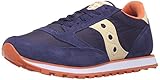 Saucony Originals Women's Jazz Lowpro Fashion Sneakers, Blue/Cream, 8 M US
