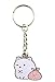 San-X Sumikkogurashi Enamel Keychain (Shirokuma - Polar Bear)