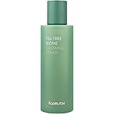 FARMSTAY TeaTree Biome Calming Toner,Pure Moisturizing Daily Face Toner for Sensitive Skin with CICA Exfoliating Without Redness, Deep Hydration,Korean Skincare,for Men&Women,Teenagers 6.76 Fl.Oz