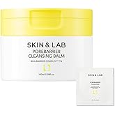 SKIN&LAB] Porebarrier Face Cleansing Balm | Eyelash Extension-Safe Cleanser | Vegan Makeup Remover for Waterproof Makeup | Balm to Oil to Milk | Gentle for | Made in Korea | 3.38 Fl Oz