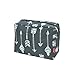 N. Gil Large Travel Cosmetic Pouch Bag 2 (Arrow Grey)