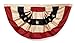 Darice Tea Stained American Flag Bunting–48” x 25” –Easy to Hang Patriotic Decoration for Indoor/Outdoor Use, Holds up to Weather, USA Bunting for Holidays or All Year Long, Polyester(1-Piece)