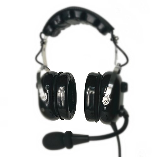 UFQ Comfort Gel Undercut Ear Seals for UFQ David Clark Kore Avcomm Pilot-USA ASA Flightcom Faro Aviation Headsets with Premium Deluxe Velours Cloth Ear Seal Covers