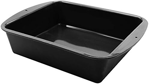 Marathon KW200015BK Premium Silicone Non-Stick Deep-Dish Lasagna and Casserole Pan. BPA Free, Oven and Dishwasher Safe, Easy to Clean, Color – Black.
