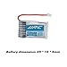 JJRC H20 RC Hexacopter Part 3.7V 150mAh 30C Li-po Battery and Charging Cable Set