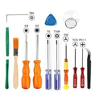 shyln 14 in 1 Professional Repair Tool Kit Screwdriver Multitool Hand Prying Tools for Switch NS Xbox360 Game Controller
