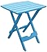 Adams Manufacturing 8500-21-3700 Plastic Quik-Fold Side Table, Pool Blue primary