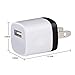 USB Charger, CCLV 4-Pack Universal USB Home Wall Charger Adapter for iPhone 7, 7 Plus, 6s, 6 Plus, 6s Plus, Tablet, Samsung Galaxy S7 Edge, S6 edge, HTC, Nokia, LG, Sony and more USB Devices