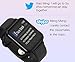 Smart Watch for Android and iOS Phones with Heart Rate & Blood Pressure Monitor, Sleep Monitort, Information Reminder & Step Counter Waterproof Fitness Tracker for Men, Women and Kids