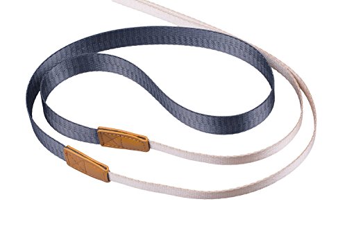 LONGTEAM Universal Adjustable Slim Camera Shoulder Neck Strap for Mirrorless Compact System DSLR Cameras (Grey)