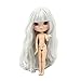 The 30.5cm ICY Nude Doll is The Same as Blythe Doll,can Change The faceplate and Clothes for DIY Maker,19 Joint Body Doll is Suitable for Girls Present and Best Gift. (1003)
