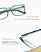 TIJN Blue Light Blocking Glasses for Women Men Clear Frame Square Nerd Eyeglasses Anti Blue Ray Computer Screen Glasses