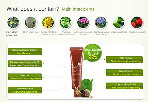[MIZON] All in One Snail Repair Cream, 1.18 Fl Oz (Pack of 1) - Thumbnail 5