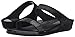 FitFlop Women's Banda Micro Crystal Slide, Black, 7 M US