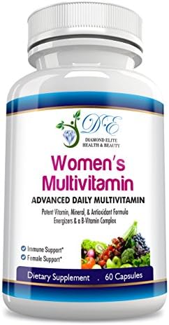 Women's Daily Multivitamin Supplement - Potent Vitamin, Mineral, - Biotin, Vitamins A B C D E B6 B12, Calcium, Zinc, Lutein, Magnesium, Energizers &amp; Vitamin A-B Complex
