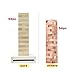 MESIXI Much Higher!!!Genuine Giant Tower Yard Jumbo Hardwood Classic Game, Equipped with a Wooden Frame/Table,60 PCs Large Blocks(up to 5ft+) with Enhanced Carrying Storage Bag for Adult Outdoor Toys