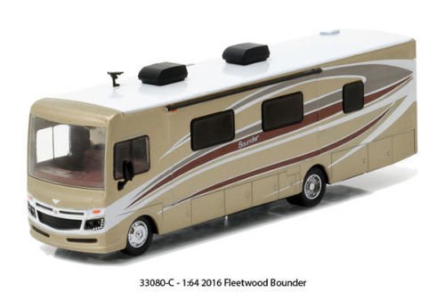 GREENLIGHT 1:64 H.D. TRUCKS SERIES 8 - 2016 FLEETWOOD BOUNDER AUTUMN BREEZE 33080-C