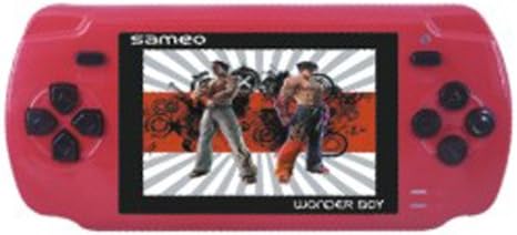 Sameo Wonder Boy - 8 Bit Handheld Game (Ruby Red)