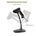 infocal Barcode Scanner Stand Holder, 360° Adjustable Hands Free Bar Code Scanning Goose Neck Stand for Symbol LS2208 Honeywell 1250G Barcode Scanner