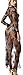 The Victory of Cupid Plus Size Translucent Lace Long Sexy Lingerie Coat Long Gown Jacket, Black, Medium