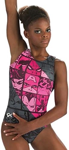 GK Elite Girls x Marvel Fierce Comics Gymnastics Leotard Made in USA