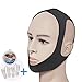 Feeke Anti Snoring Chin Strap-Effective Snoring Solution and Anti Snoring Devices - Snoring Chin Strap - Stop Snoring Sleep Aid for Men and Women [Upgraded Version] (Black)