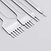 1/2/4/6 Prong Lacing Stitching Punch Leather Craft Kits Hole Punches (4mm)