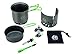 Optimus Elektra FE Heat Exchanger Cook System with Piezo Lighter, Clip-on Canister Windshield, 0.95L Non Stick, Compact/Versatile Cook Set for Camping and Backpacking
